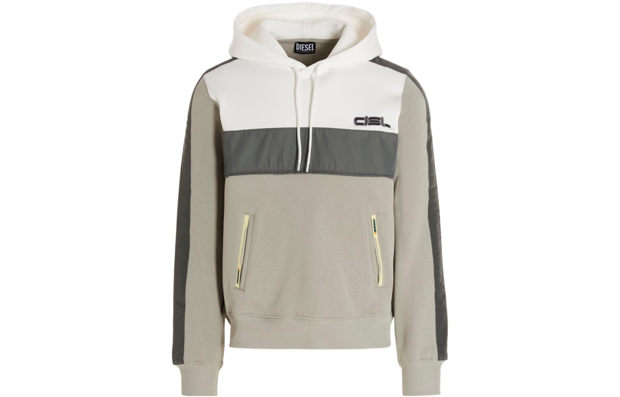 Diesel SS22 Multicolor Pullover Hoodie Long Sleeve A055780DFAD9BWA