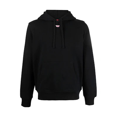DIESEL SS22 Unisex Solid Color Cotton Pullover Long Sleeve Sweatshirt Black A040730BAWT-9XX