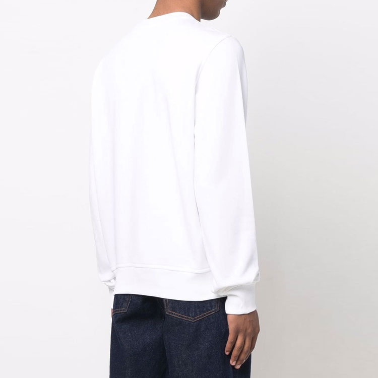 Shop Diesel SS22 Baju Sejuk Putih dengan Cetakan Logo A037580BAWT100