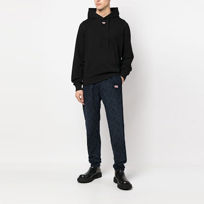 DIESEL SS23 Baju Hitam Pullover dengan Rekaan Logo. A040730GEAD9XX Lookbook DIESEL SS23 Baju Hitam Pullover dengan Rekaan Logo. A040730GEAD9XX