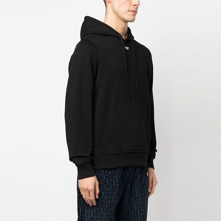 Purchase DIESEL SS23 Baju Hitam Pullover dengan Rekaan Logo. A040730GEAD9XX