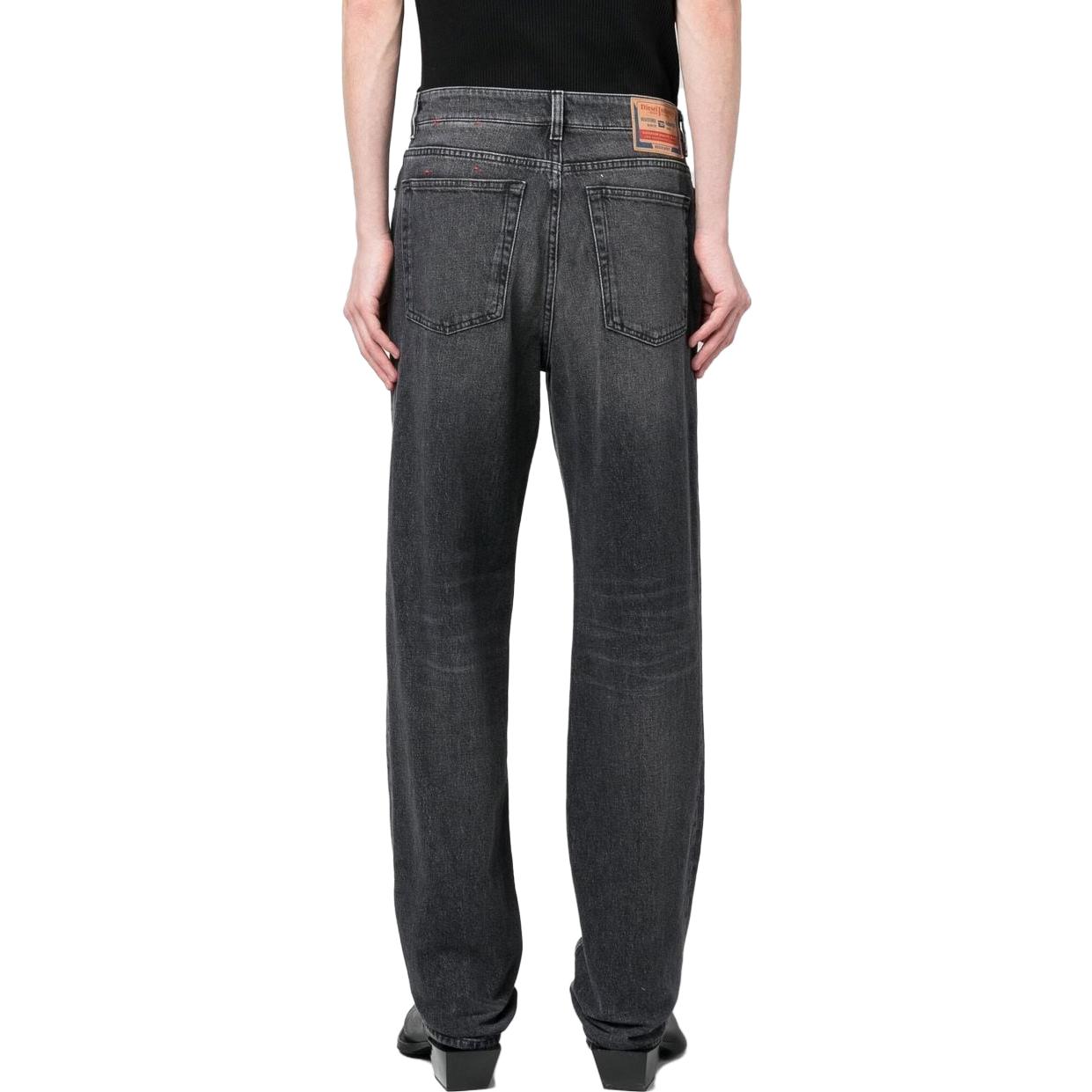 DIESEL SS23  Gray Mid-Rise Straight-Leg Jeans. A103860CKAH02 圖 5