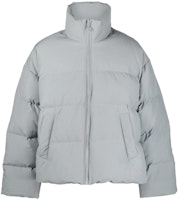 DIESEL SS23 Solid Color Embossed Logo Puffer Jacket with Zip Mock Neck A088050BJAJ-97A DIESEL SS23 Solid Color Embossed Logo Puffer Jacket with Zip Mock Neck A088050BJAJ-97A