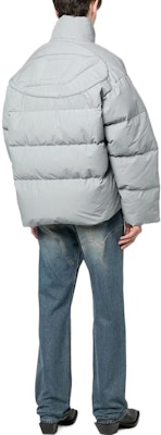 DIESEL SS23 Solid Color Embossed Logo Puffer Jacket with Zip Mock Neck A088050BJAJ-97A Cheap DIESEL SS23 Solid Color Embossed Logo Puffer Jacket with Zip Mock Neck A088050BJAJ-97A