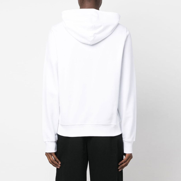 DIESEL SS23  White Pullover Hoodie with Solid Logo Design. A040730GEAD100 圖 4