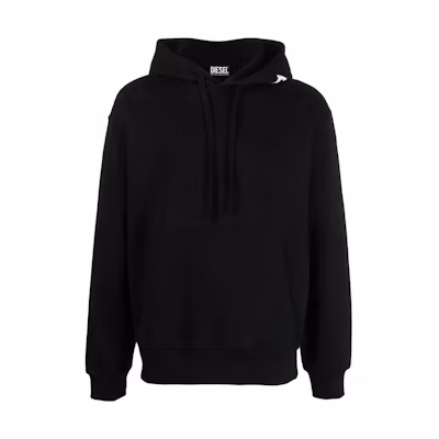 Diesel SS23 Black Letter Graphic Hoodie for Men A086700BAWT-9XX