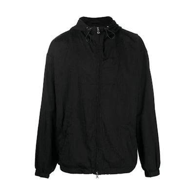 Diesel SS23 Black Unisex Logo Zip-Up Jacket A088130NEAX-9XX