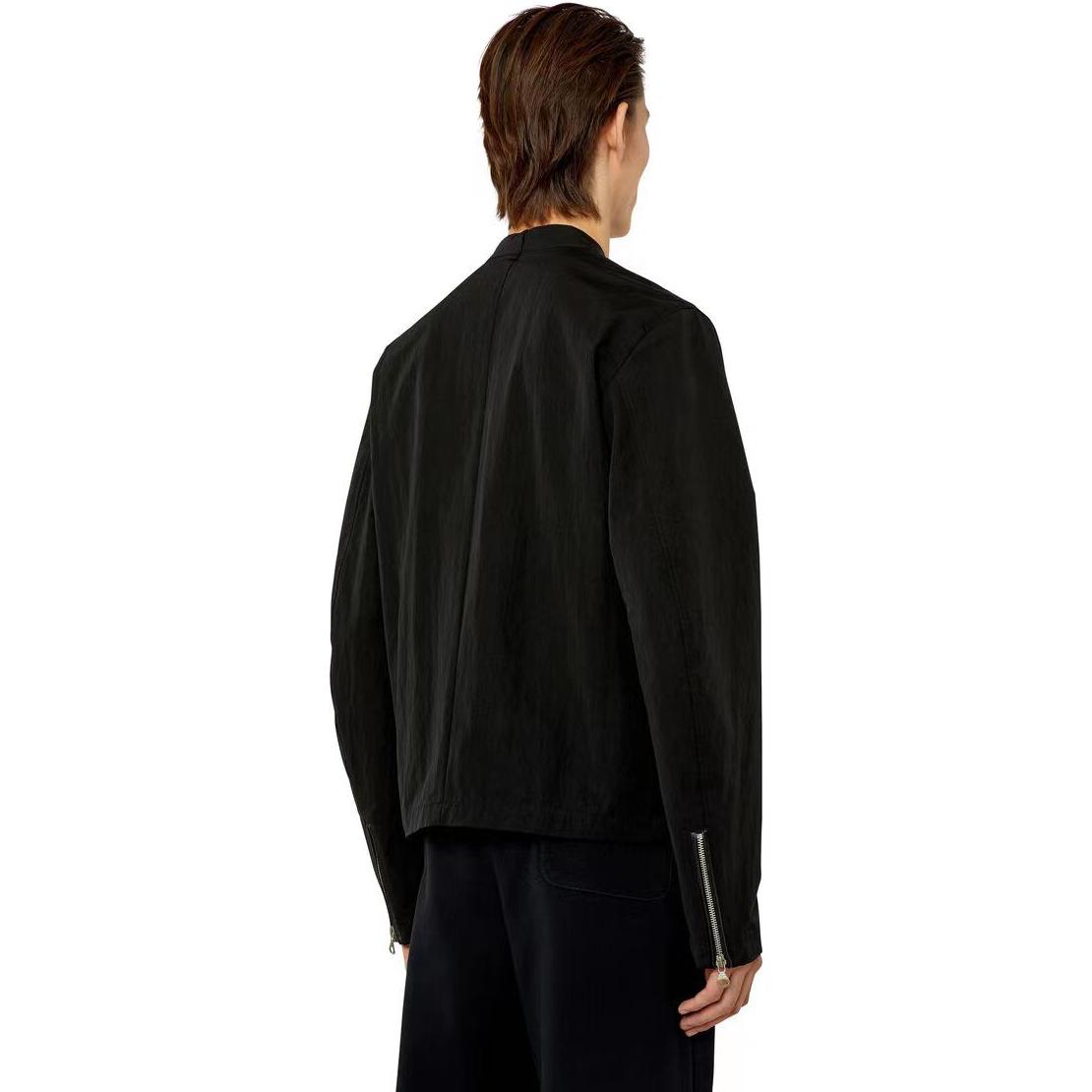 Diesel SS23 Black Zip-Up Stand Collar Jacket A100840IJAN-9XX 圖 3