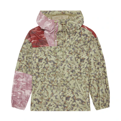 Diesel SS23 Camouflage Print Pullover Long-Sleeve Sweatshirt Green A094220CJAI-E5018