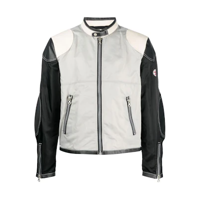 Diesel SS23 Colorblock Multi-Pocket Bomber Jacket Grey A085110HGAT-9BL