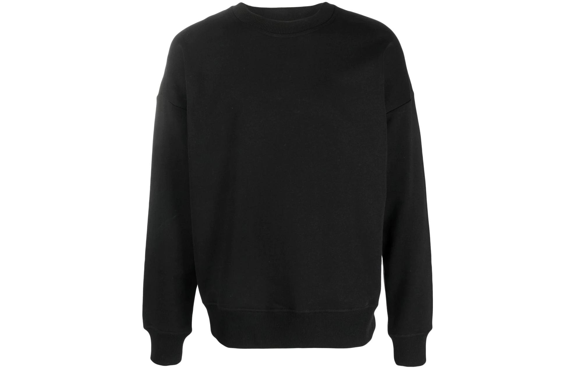 Diesel SS23 Graphic Print Crewneck Sweatshirt Black A082300GYCJ9XX