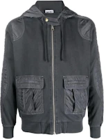 Diesel SS23 Grey Patchwork Utility Pocket Cardigan Jacket A090350LCAL-900 Diesel SS23 Grey Patchwork Utility Pocket Cardigan Jacket A090350LCAL-900