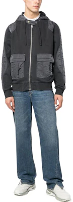 Diesel SS23 Grey Patchwork Utility Pocket Cardigan Jacket A090350LCAL-900 Lookbook Diesel SS23 Grey Patchwork Utility Pocket Cardigan Jacket A090350LCAL-900