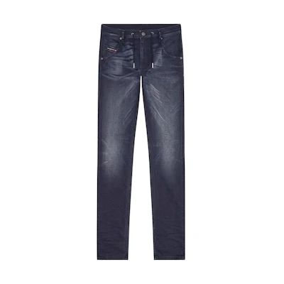 DIESEL SS23 KROOLEY Relaxed Straight Gray Denim Jeans for Men. A00880068CR-02