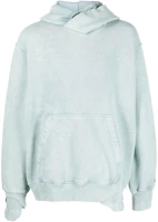 Diesel SS23 Solid Color Drawstring Sleeve Hoodie Blue A075930BVFH-9BL Diesel SS23 Solid Color Drawstring Sleeve Hoodie Blue A075930BVFH-9BL