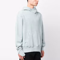 Purchase Diesel SS23 Hoodie Biru Lengan Bertali Warna Solid. A075930BVFH-9BL
