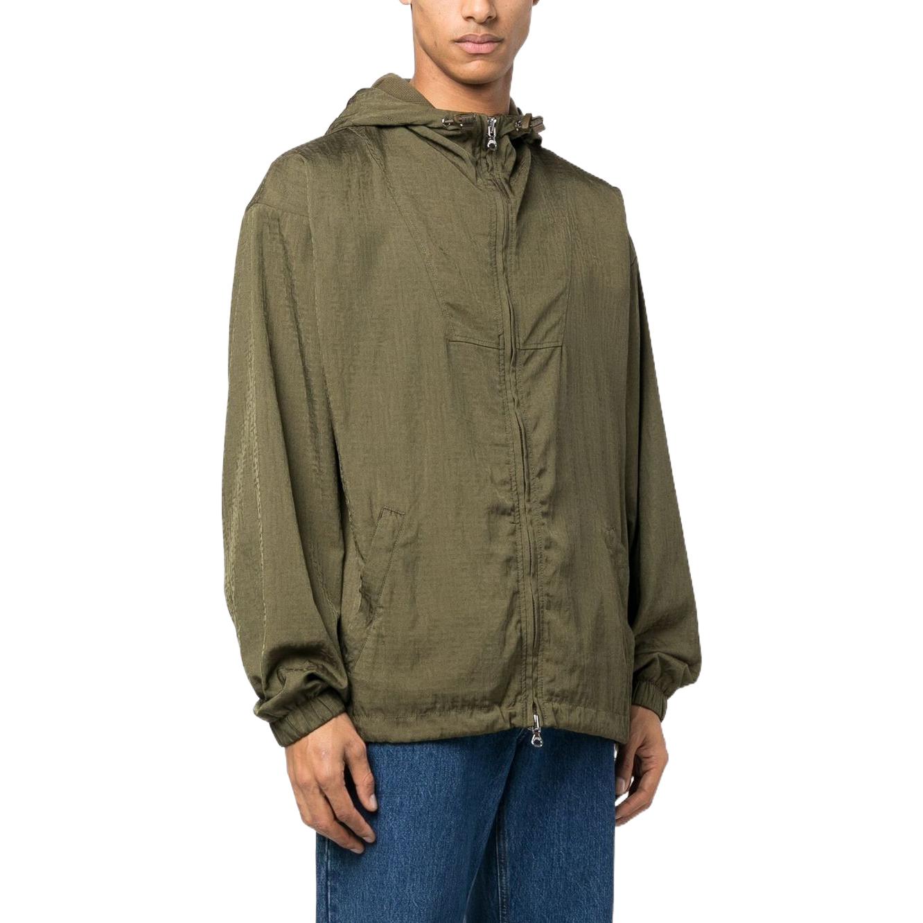 Purchase DIESEL SS23 绿色情侣款标志提花拉链外套 A088130NEAX-5FP