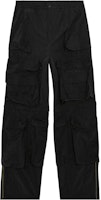 DIESEL SS23 Unisex Black Loose-Fit Mid-Rise Cargo Pants. A105030HJAE-9XX DIESEL SS23 Unisex Black Loose-Fit Mid-Rise Cargo Pants. A105030HJAE-9XX