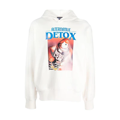 Diesel SS23 White Pullover Sweatshirt with Logo Graphic Print A086420JFAV-141