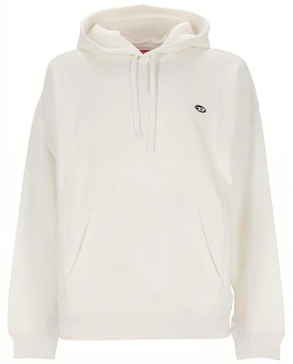 Diesel SS23 White Solid Color Drawstring Hoodie Casual Wear A037860BKAF-141 Buy Diesel SS23 White Solid Color Drawstring Hoodie Casual Wear A037860BKAF-141