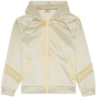 Diesel SS23 Yellow Diamond Print Zip-Up Track Jacket for Men A093640AIJB-7EE Diesel SS23 Yellow Diamond Print Zip-Up Track Jacket for Men A093640AIJB-7EE