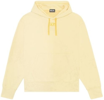 Diesel SS23 Yellow Hoodie Solid Color Long Sleeve Sweatshirt A085330AIJJ-GXY Buy Diesel SS23 Yellow Hoodie Solid Color Long Sleeve Sweatshirt A085330AIJJ-GXY