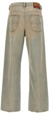 DIESEL SS24 藍色破壞寬鬆直筒拉鍊牛仔褲 A1159809H6-001 Lookbook DIESEL SS24 藍色破壞寬鬆直筒拉鍊牛仔褲 A1159809H6-001