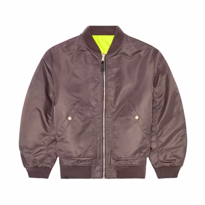 DIESEL SS24 Loose-Fit Reversible Zip Jacket in Dark Gray. A106730HCAS-928