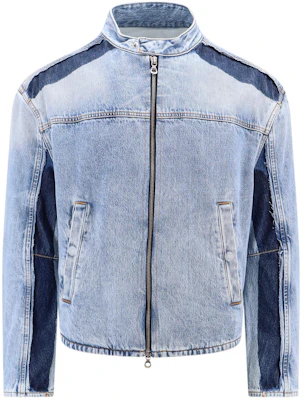 Diesel SS24蓝色修身立领拉链夹克带侧口袋 A131250GHAC-01 Buy Diesel SS24蓝色修身立领拉链夹克带侧口袋 A131250GHAC-01