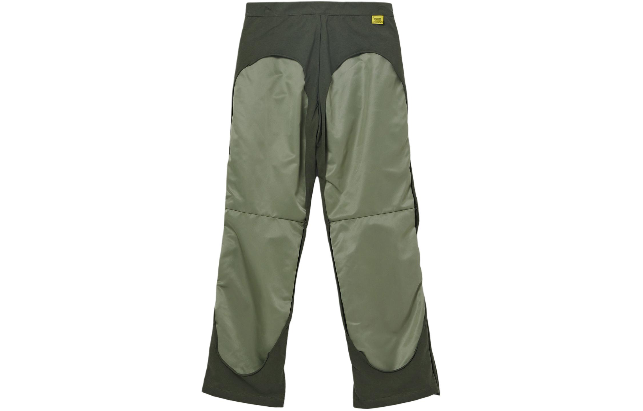 Lookbook DIESEL SS24 Celana Hijau Pria Model Straight-Leg Warna Blok Casual A097870TGAN-5FR