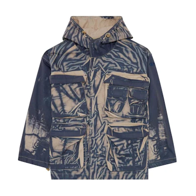 Diesel SS24 Crinkled Effect Hoodie Jacket - Gray A121560QHAY-7DH