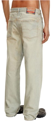 ディーゼル SS24 D-MACRO ミッドライズ ルーズ ワイドレッグ ウォッシュジーンズ ライトブルー メンズ A1282109H60-01 Purchase ディーゼル SS24 D-MACRO ミッドライズ ルーズ ワイドレッグ ウォッシュジーンズ ライトブルー メンズ A1282109H60-01