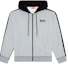 Buy Diesel SS24 Light Grey Colorblock Hooded Zip Jacket A112800NEAH-E3843