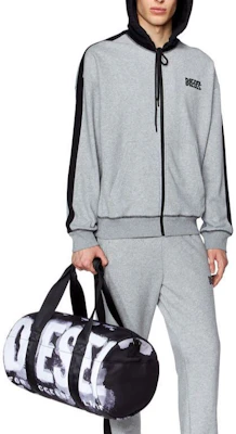 Diesel SS24 Light Grey Colorblock Hooded Zip Jacket A112800NEAH-E3843 Lookbook Diesel SS24 Light Grey Colorblock Hooded Zip Jacket A112800NEAH-E3843