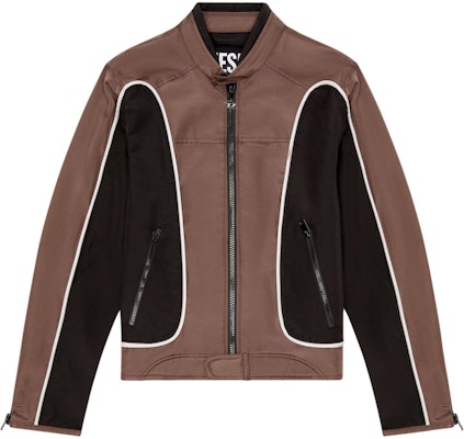 DIESEL SS24多袋拼色拉链夹克 男女通用 黑色/棕色 A061320PDAI7ES Buy DIESEL SS24多袋拼色拉链夹克 男女通用 黑色/棕色 A061320PDAI7ES