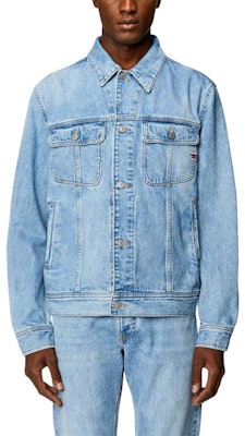 디젤 SS24 오벌-D 블루 슬림핏 긴팔 재킷. A0388509I2901 Buy 디젤 SS24 오벌-D 블루 슬림핏 긴팔 재킷. A0388509I2901