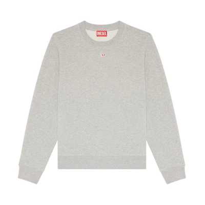 Diesel SS24 OVAL-D Crewneck Sweatshirt Unisex Grey A040750GEAD-9CB