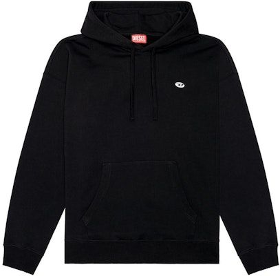 DIESEL SS24 Oval-D Logo Print Hoodie Warna Hitam A037860BKAF-9XX Buy DIESEL SS24 Oval-D Logo Print Hoodie Warna Hitam A037860BKAF-9XX