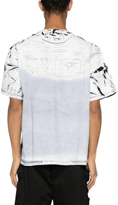 DIESEL SS24 Oval-D Stripe Letter Crewneck Slim Fit T-Shirt Men Grey White A122330QHAZ100A Shop DIESEL SS24 Oval-D Stripe Letter Crewneck Slim Fit T-Shirt Men Grey White A122330QHAZ100A