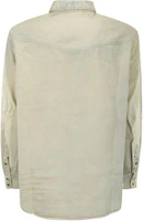 Lookbook DIESEL SS24 Oval-D Washed Button-Up Long Sleeve Shirt Grey Men A0351909H6-001