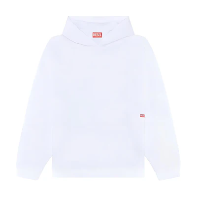 Diesel SS24 Oversized Graphic Hoodie White A127520IEAX-100
