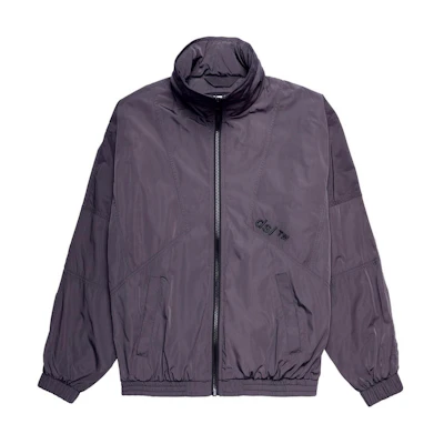 Diesel SS24 Purple Lettering High-Neck Zip-Up Jacket Long Sleeve A027130HDAD-51W