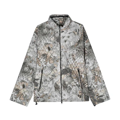Diesel SS24 Slim Fit Printed Baseball Collar Jacket - Multicolor A128580GGAX-7DHA