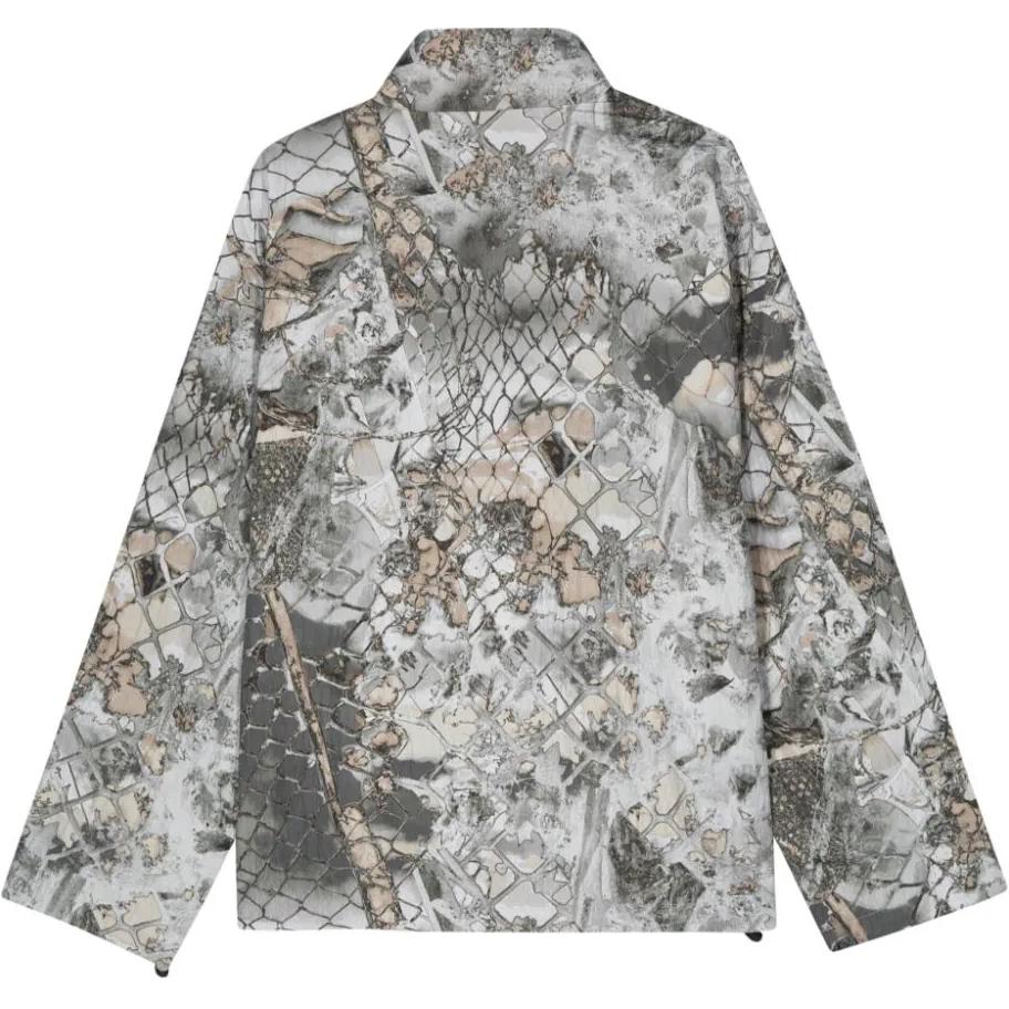 Lookbook Diesel SS24 Slim Fit Printed Baseball Collar Jacket - Multicolor A128580GGAX-7DHA