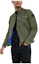 Order Diesel SS24 Slim Fit Zip-Up Jacket in Dark Olive 00SKL8RAEZA51F