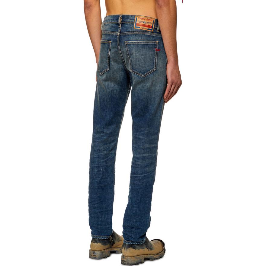 DIESEL SS24 Straight-Leg Zipper Pocket  Jeans Deep Blue. A0355809H49-01 圖 4