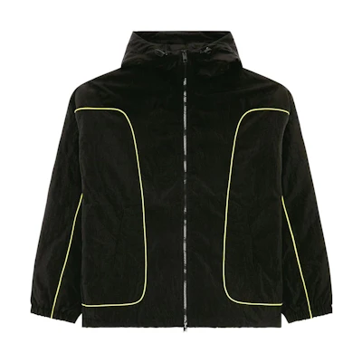 Diesel SS24 Striped Contrast Stitch Hoodie Zip-Up Cotton Jacket A120970HJAE-9XX