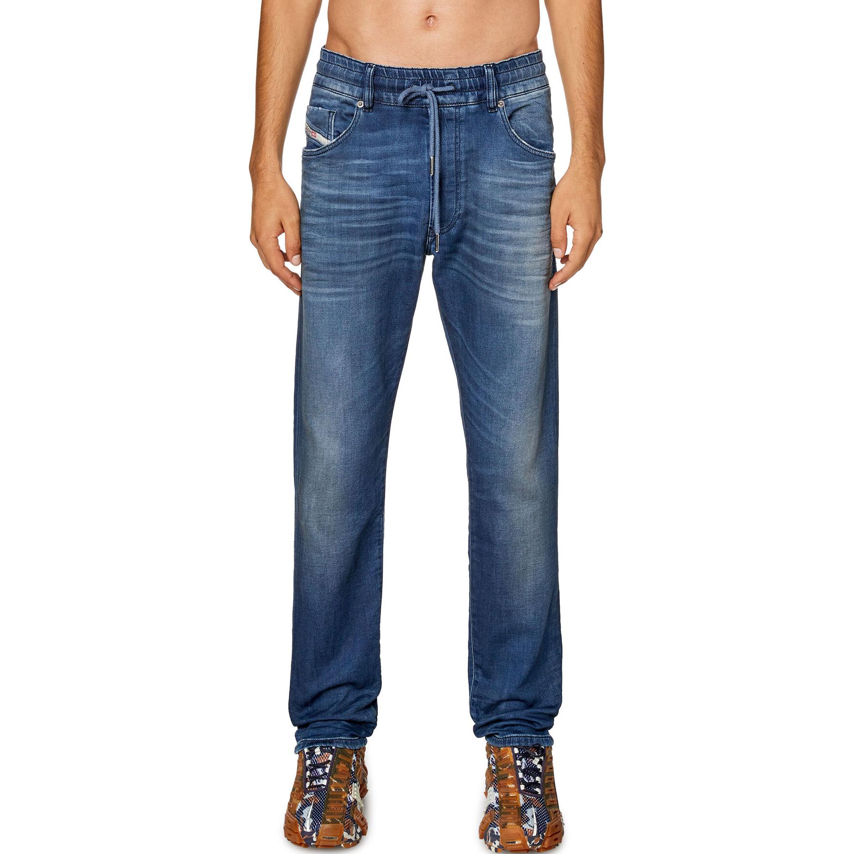 Lookbook DIESEL 直筒復古水洗牛仔褲 男款 藍色 A09721068FM-01