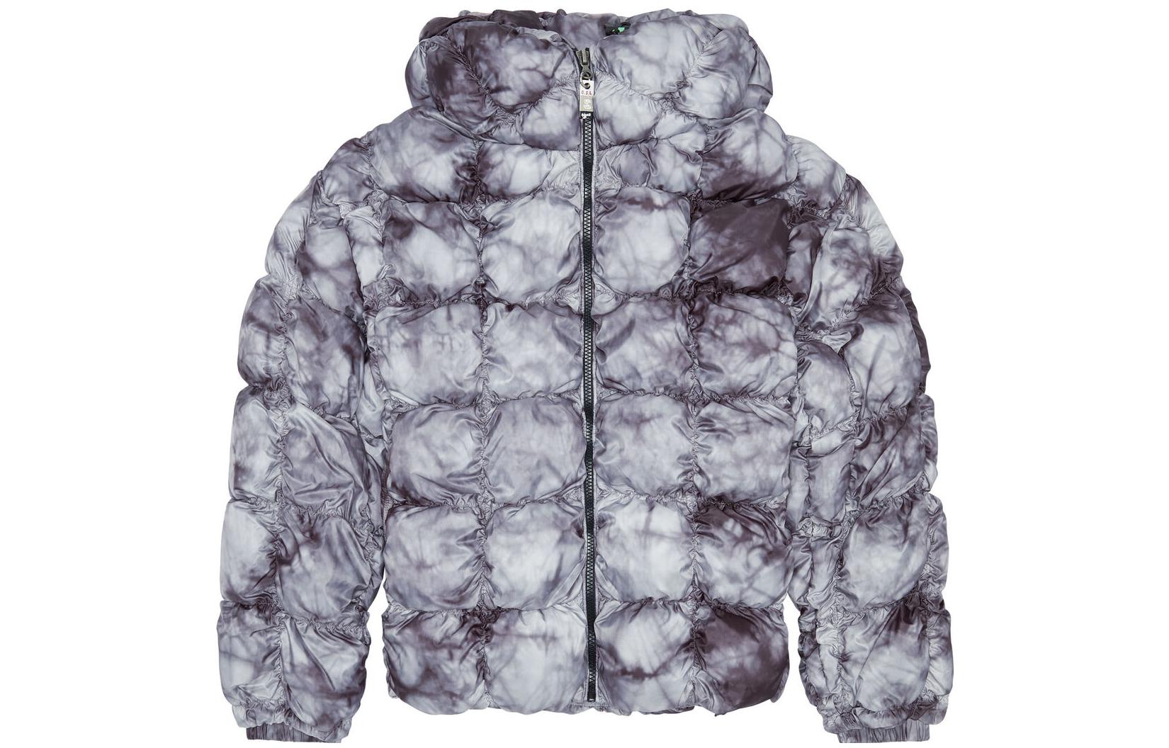 Diesel Tie-Dye Printed Zip Hoodie Jacket Purple A062150DGANGRIGIO