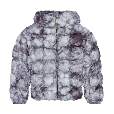 Diesel Tie-Dye Printed Zip Hoodie Jacket Purple A062150DGANGRIGIO